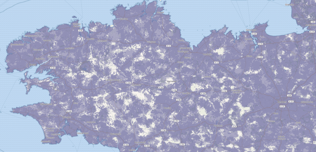 Carte Bretagne