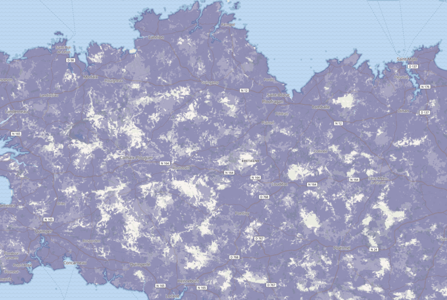 Carte Bretagne